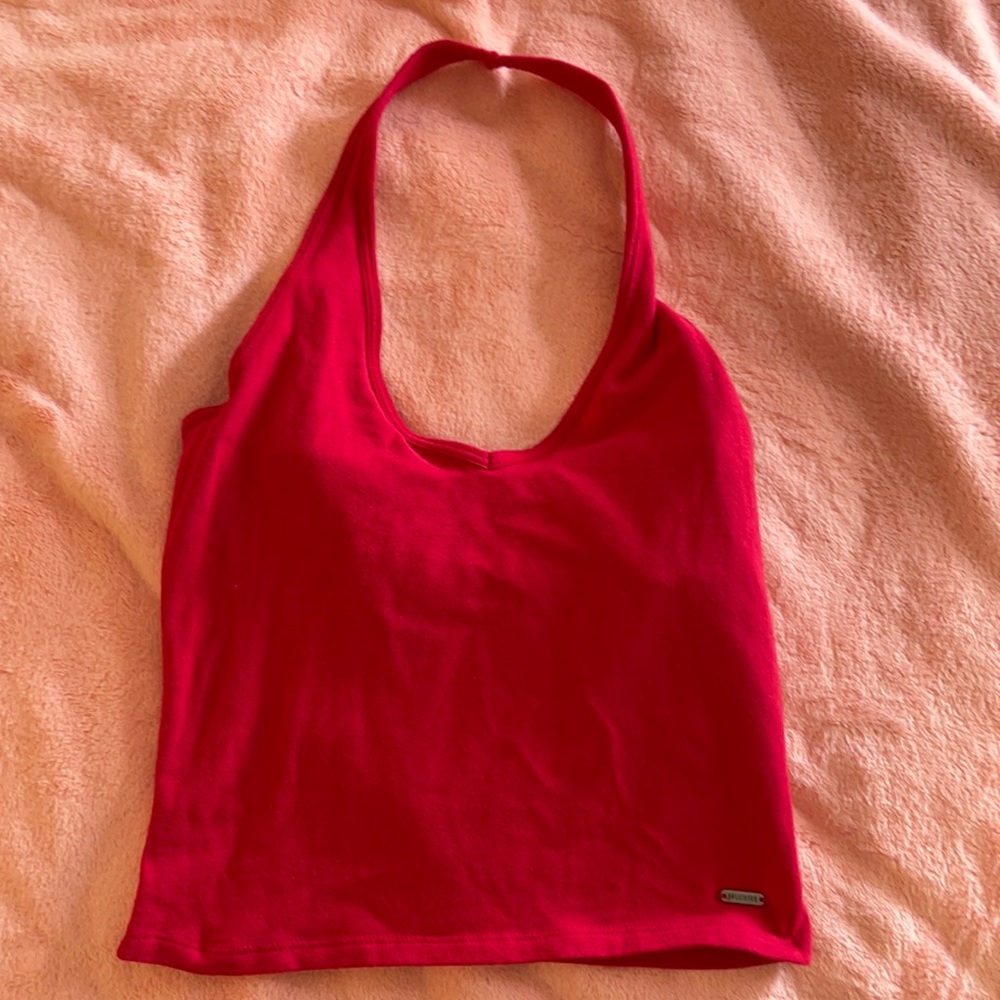 red halter top